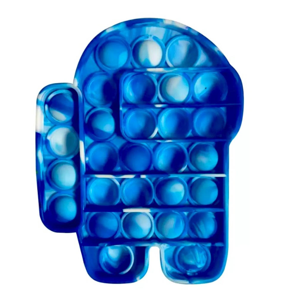 Among Us Blue Sus Sensory Fidget Popit Toy